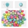Se vende por Paquete, Agujero Recto Acrílico Doble Capa Conejo Caramelo Cuentas DIY Pinzas para el Cabello de Niños Accesorios para el Cabello Accesorios de Joyería con Cuentas