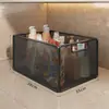 Estante de almacenamiento debajo del mueble del baño, carrito de baño, cesta de almacenamiento para detergente y polvo de lavandería, cesta para ropa sucia debajo del lavabo