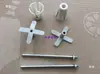 Accesorios para portahilos universal de máquina de coser industrial: carrete de hilo, bandeja, poste de hilo, travesaño, clip de plástico, almohadilla de esponja