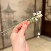 Nuevo Pasador de Aleación con Borla Estilo Chino para Mujer, Pasador de Gama Alta de Nicho, Pasador Versátil de Estilo Antiguo para Accesorios de Peinado Cheongsam y Hanfu
