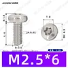 Tornillos de Acero Inoxidable 304 con Cabeza de Platillo Ranura Phillips y Cuello M2~M12 Estándar Nacional 7380 Cabeza Redonda Tornillos Pequeños Antirrobo