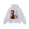 Sudadera con capucha estilo callejero americano retro con figura estampada para hombre, marca de moda, estilo hip hop, holgada, para pareja, de manga larga, para mujer