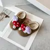 Zapatillas de peluche dulces y lindas con forma de hongo, forradas de felpa para abrigar, perfectas para usar en interiores o exteriores, nuevo estilo otoño/invierno 2026, zapatillas estilo Birkenstock