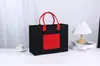 2026 Nuevo Modelo Transfronterizo En Stock Bolso de Fieltro Simple y Duradero Bolsa Tote de Fieltro Casual de Gran Capacidad