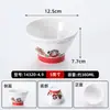 Tazón de postre de melamina para uso comercial, tazón de helado, tazón pequeño de helado suave, tazón creativo de raspado de hielo de heladería famosa en internet