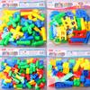 Bloques de Construcción de Escritorio para Jardín de Niños Puesto Callejero Juguetes En Bolsas Más Vendidos Tamaño Partículas Plástico Insertar Bloques de Construcción 3-6 Años Educativo