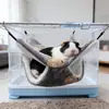 Hamaca transfronteriza para hámster, hamaca suspendida de doble capa para petauros del azúcar y chinchillas, saco de dormir cálido para ardillas, hamaca para mascotas pequeñas