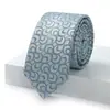 Nueva Corbata Casual para Hombre con Patrón Floral Geométrico Jacquard Multicolor Nudo Windsor para Ropa Formal de Negocios