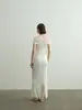 Falda de punto con cintura elástica y abertura Longmei 26 nuevo para principios de otoño estilo VKC diseñador ajustada bodycon