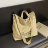 Bolso Cruzado de Lona Elegante de Gran Capacidad Nuevo Otoño 2026 Bolso de Mano para Viajes de Negocios Estudiante Gran Capacidad Lona de Mano