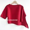 Série Plissada Estilo Miyake Japonês e Coreano Manga Curta Feminino Estilo Urbano Slim Fit Top Alta Qualidade Tt Meia Manga
