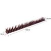 Púas de Plástico para Pájaros 43 cm Púas Antipalomas, Púas Disuasorias de Pájaros, Antirrobo, Antiescalada de Gatos, Púas Disuasorias Eléctricas para Gatos en Techos, Herramienta Disuasoria de Pájaros