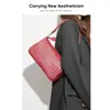 Bolsa de mão tecida à mão simples e fashion de grande capacidade transfronteiriça, bolsa de ombro/axila fashion requintada e leve