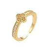Amazon Transfronterizo Pulsera de Cuatro Hojas con Diseño Abierto de Nicho para Mujer Pulsera de Diseño de Alta Gama Chapada en Oro con Diamantes Completos Venta al por Mayor