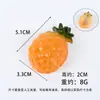 Tigela Mini Melancia de Simulação em PVC, Tigela de Abacaxi, Tigela de Melão Cantalupo Laranja, Tigela de Casca de Fruta, Acessórios para Recipiente de Salada de Frutas DIY