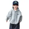 Chaqueta de Primavera para Niños 2026 Nueva Elegante Sudadera con Capucha para Bebé Ropa de Primavera y Otoño para Niños Estilo Coreano Sudadera Cardigan