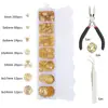 Accesorios de joyería para hacer tú mismo joyería pendientes ganchos para orejas pulseras pulseras collares materiales para abalorios hechos a mano juego de herramientas