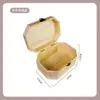 Caja de Madera Hexagonal Joyero Madera Maciza Caja de Embalaje Poligonal Caja de Regalo de Madera Almacenamiento y Organización de Joyería Caja de Madera