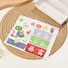 Caja para empacar sándwiches cerdo deshebrado pequeño beixue Mei Niang rollo de toalla puff durian envuelto sucio bola verde caja transparente para hornear