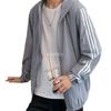 Verano Europeo y Americano Nuevo para Mujer Nueva Chaqueta Ligera Transpirable de Rayas Manga Larga Chaqueta Pg2029
