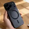 Adecuado para iPhone18Promax Funda Magnética para Teléfono con Pintura Metálica, Apple 16 Cubierta Completa, 15 Protector de Lente, 17 Funda Protectora