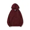 Sudadera con capucha de tela de doble cara saludable Ag300G para hombre, Sudadera con capucha de color liso para hombre al por mayor con logotipo impreso