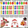 RFM044 Adhesivo Magnético para Coche Combinación Muñeco de Nieve Foco Navideño Transfronterizo Adhesivo Reflectante Panal Adhesivo Decorativo para Refrigerador