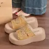 Sandalias Birkenstock de Suela Gruesa para Mujer, Nuevo Estilo Verano 2026, Adecuadas para Usar con Faldas, Chanclas de Playa de Gama Alta Casual que Aumentan la Altura