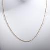 Jinyiyuan cadena cruzada/cadena o oro real de 18K en horno 1.5/2mm accesorios de joyería collar brillante y que no se decolora