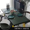 Mantel de Cuero al por Mayor Sin Lavado Estilo Nórdico Mantel para Mesa de Café Mesa de Comedor Impermeable Color Sólido Hogar Alfombrilla para Mueble de TV Mantel a Prueba de Aceite