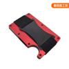 2-12 Tarjetas Multifuncional Aleación de Aluminio Metal Portatarjetas Tipo Cartucho Portatarjetas Gran Capacidad Licencia de Conducir Documento Plegable Portatarjetas
