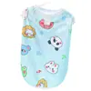 Roupas novas de seda gelada para primavera e verão para cães grandes, golden retrievers, gatos, vestuário e acessórios para animais de estimação, roupas para cães, coletes elásticos