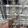 Vestido de Renda com Bordado de Lantejoulas e Contas de Indústria Pesada Cintura Peça de Vestuário Punho Gola Acessórios Acessórios Renda