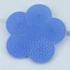 Nova almofada de limpeza com ventosa de silicone para flores, almofada de limpeza com escova de maquiagem, ferramenta de limpeza, almofada de limpeza com vendas diretas internacionais