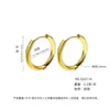 Aros de Oreja de Moda Transfronterizos al por Mayor en Stock para Mujer, Acero de Titanio, Lujo Ligero, Sensación de Alta Gama, Estilo Europeo y Americano, Estilo Ins, No se Desvanecen