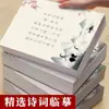 Poesia Tang, Poesia Song, Prosa, Escrita Regular, Caderno de Caligrafia Regular, Caligrafia Regular Flor de Pente Pequena, Papel para Caligrafia com Caneta Dura para Adultos, Caderno de Prática de Escrita
