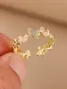 Nuevo Anillo Abierto de Camelia para Mujer, Diseño de Nicho con un Toque de Lujo, Anillo Exagerado y Exquisito para el Dedo Índice, Anillo de Esmalte al por Mayor