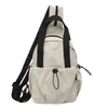 Mochila para Mujer 2026 Otoño Estilo Coreano Transfronteriza Ligera Portátil Bolsa de Tela de Nylon Hombro Único Viaje al Trabajo Bolso Cruzado