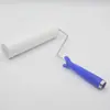Rodillo adherente para polvo papel de limpieza de polvo tipo desprendible rueda de rodillo sala limpia 8 pulgadas 12 pulgadas 30 cm rollo de papel PE mango 6 pulgadas
