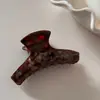 Pinza para el Cabello de Acetato Corta y Gruesa, Pinza para el Cabello Pequeña de Color Fresco y Soñador de Gama Alta para el Cabello de Mujer en la Parte Posterior de la Cabeza, Pinza de Tiburón