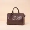 Nova Bolsa Transversal da Moda, Bolsa Feminina de Couro Genuíno, Casual e Simples, Couro Vegetal de Primeira Camada, Sensação de Alto Padrão, Bolsa Boston de Mão