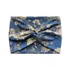 18cm Europeu e Americano Transfronteiriço Estampado Cruz Yoga Esportes Faixa de Cabelo Laço Nó Retrô Castanha Lado Largo Tie Dye Faixa de Cabeça Turbante