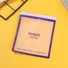 Bolsa Simples de Moda EVA Transparente Fosca Embalagem de Roupas Bolsa de Armazenamento Autovedante Impermeável Descartável Portátil