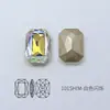 Dongzhou Crystal 14*10 Rectangular Octagonal Manicura Fondo Puntiagudo Diamante Vidrio K9 Diamante DIY Accesorios de Joyería Accesorios de Ropa