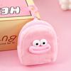 Porta-moedas de Pelúcia Desenho Animado com Boca de Salsicha, Bolsa para Guardar Fones de Ouvido, Porta-moedas Portátil para Estudantes, Bolsa para Guardar Fones de Ouvido