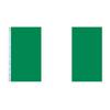 Bandera de Nigeria No. Bandera grande de Nigeria, 4 unidades, 90 x 150 cm, poliéster, hebilla para exteriores