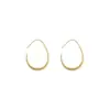 Pendientes Europeos y Americanos Más Vendidos con Corte Geométrico en Forma de Gota Estilo Retro Nicho Diseño de Líneas Geométricas Ganchos para la Oreja Pendientes de Moda Normcore