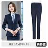 Chaqueta de Traje de Negocios Gris para Hombre y Mujer Estilo Similar No necesita planchado Traje Profesional Traje Industria Inmobiliaria Uniforme para Viajeros Frecuentes Accesorio