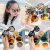 Estilo coreano ins nuevas gafas de sol a prueba de sol para niños gafas de sol al por mayor adelgazantes de moda trendy gafas retro para bebés niñas
