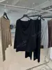 Recomendação PrincipalConjunto de Top de Tricô Roman com Gola Alta e Calça Air Yuran 26 Lançamento Primavera Nova Amônia Líquida Tencel